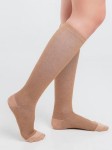 Гольфы компрессионные женские, Эласма р. 2 арт. С-505 2 класс компрессии на хлопковой основе бежевые