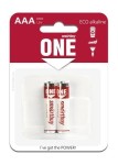 Батарейка алкалиновая, Smartbuy (Смартбай) 2 шт ONE LR03/2B (24/240) (SOBA-3A02B-Eco) ААА