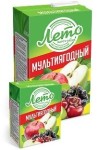 Напиток сокосодержащий, Лето 0.2 л мультиягодный тетрапак
