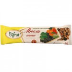 Мюсли батончик, Bifrut (Бифрут) 30 г сочный на фруктозе