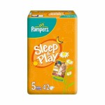 Подгузники, Pampers (Памперс) 11-25 кг р. 5 №11 слип энд плей джуниор ромашка