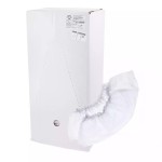 Бахилы одноразовые, р. универсальный (34смх11см) 500 шт 15 г/м2 (носки) спанбонд пара белые групп.уп.