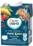 Кашка молочная жидкая, Фрутоняня 500 мл Перед сном мультизлаковая 5 злаков клубника банан тетрапак