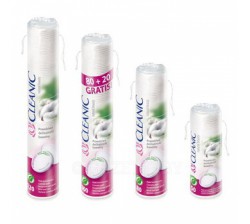 Ватные диски Cleanic Пюр эффект 80 шт.