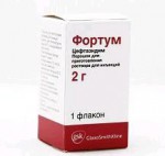 Фортум, порошок для приготовления раствора для инъекций 1 г 1 шт флаконы
