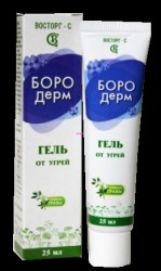 Боро Дерм от угрей гель 25 мл