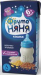 Кашка молочная жидкая, Фрутоняня 200 мл злаковая обогащенная пребиотиками с 6 мес