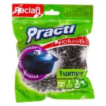 Мочалка для посуды, Paclan (Паклан) 1 шт металлическая большая
