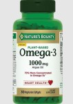Омега-3, Nature's Bounty (Нэйчес Баунти) капсулы 1630 мг 30 шт из морских водорослей