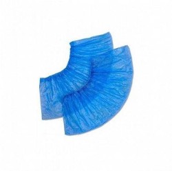 Бахилы полиэтиленовые гладкие с резинкой пара 1 шт. пл. 20