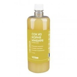 Напиток безалкогольный сокосодержащий Vitro Naturals сок из корня имбиря 1 л Ginger juice - I am ginger