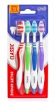 Зубная щетка в наборе, Rendal (Рендал) 4 шт классик средней жесткости микс