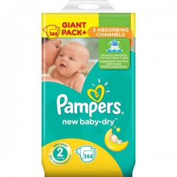 Подгузники, Pampers (Памперс) 3-6 кг р. 2 144 шт нью беби мини