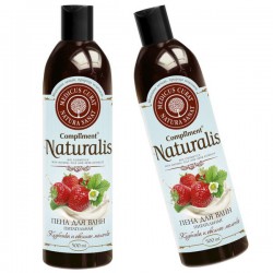 Пена для ванн Compliment Naturalis питательная клубника овсяное молочко 500 мл