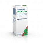 Оспамокс, порошок для приготовления суспензии для приема внутрь 250 мг/5 мл 6.6 г/60 мл 1 шт