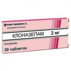 Клоназепам табл. 2 мг 30 шт.