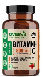 Витамин C OVERvit БАД 60 шт. капс.