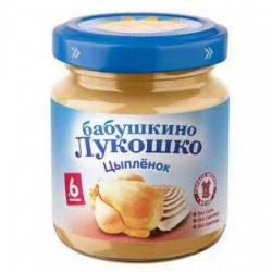 Пюре Бабушкино лукошко цыпленок с 6 мес 100 г