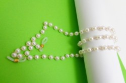 Аксессуары бусы для очков жемчуг
