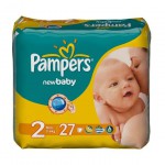 Подгузники, Pampers (Памперс) 3-6 кг 27 шт нью беби-драй мини