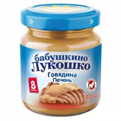 Пюре Бабушкино лукошко говядина печень с 8 мес 100 г