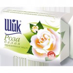 Мыло туалетное, Шик 70 г Роза белая