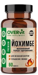 Йохимбе OVERvit БАД 60 шт. капс.